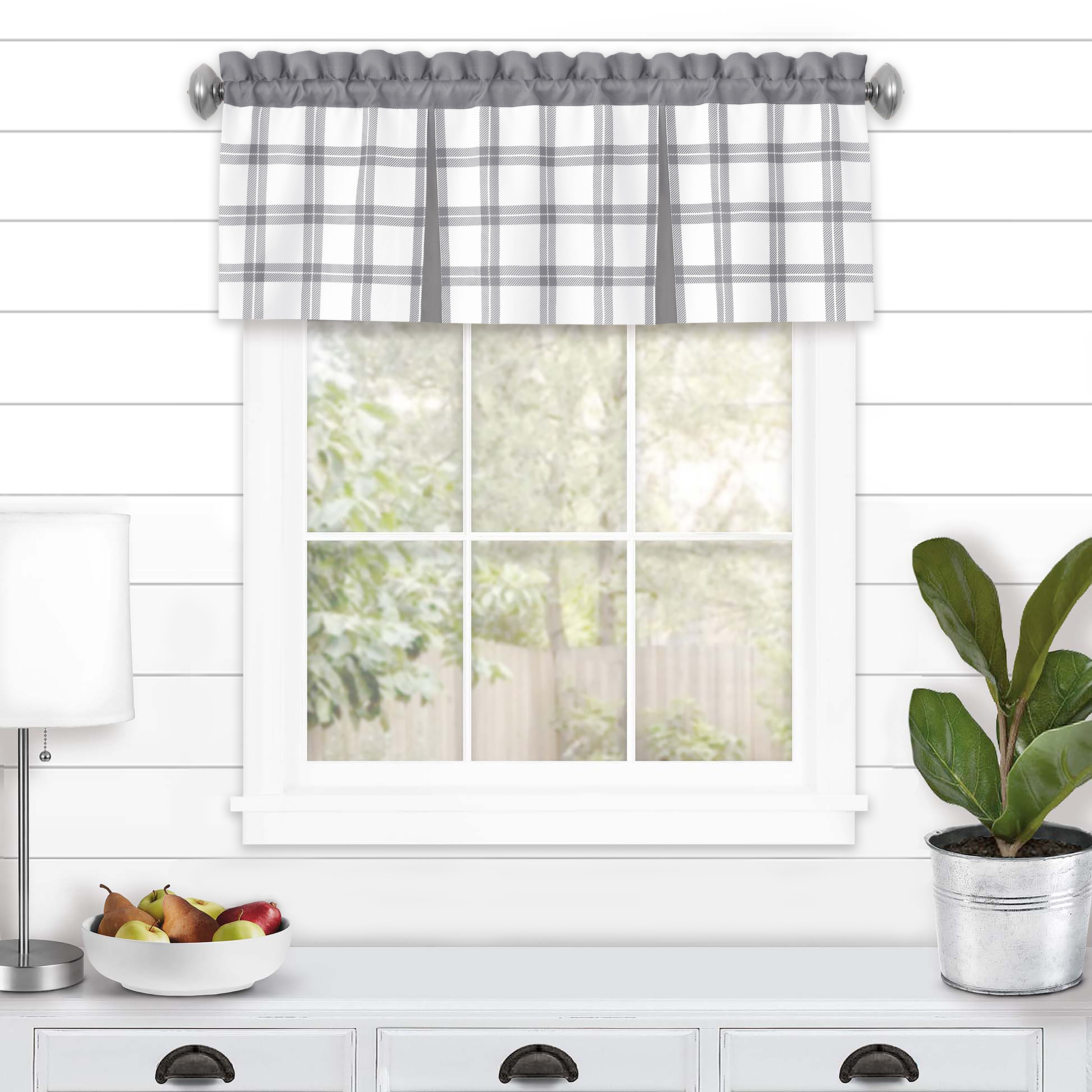 Tate Window Curtain Valance, GREY, hi-res image number 0