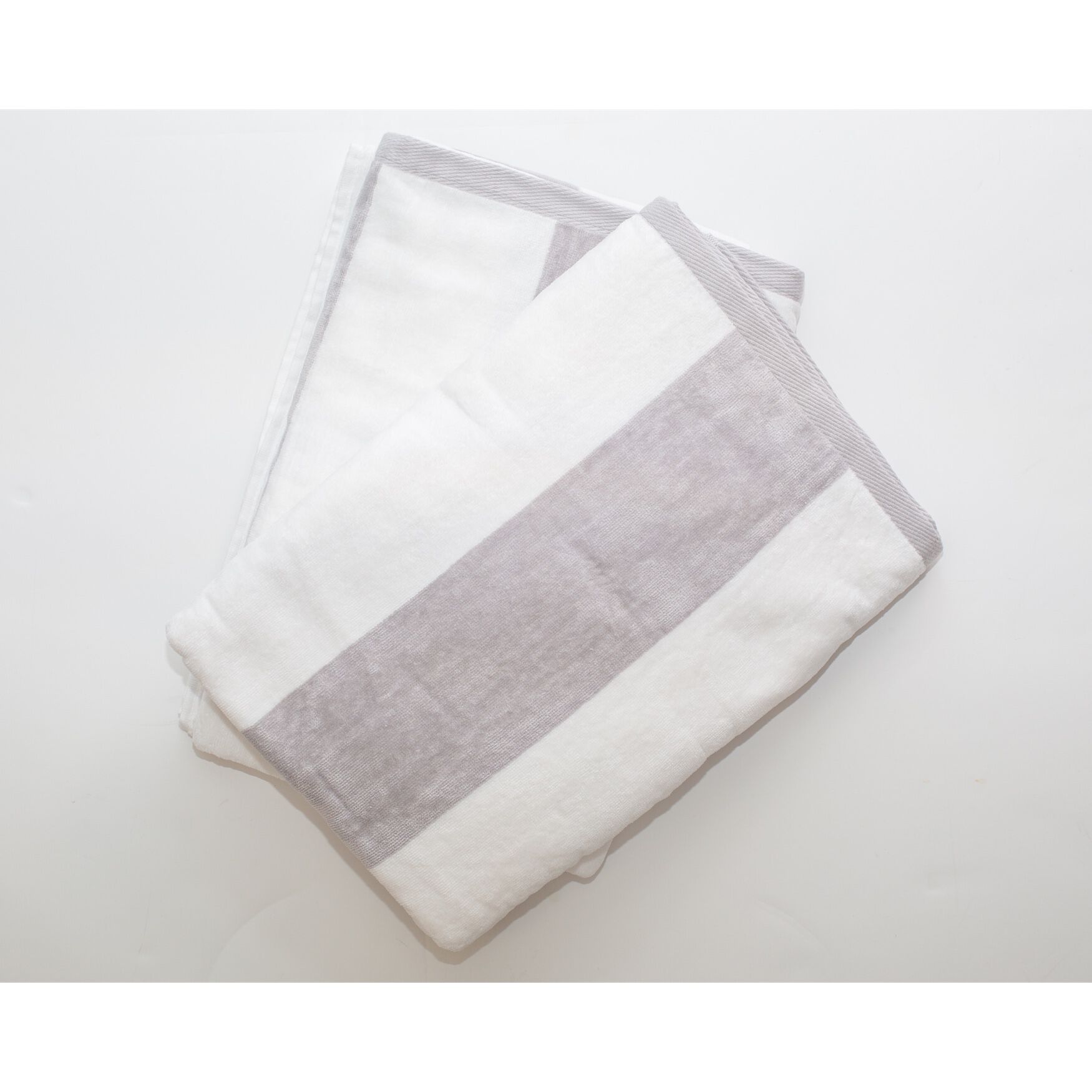 Tropical Cabana 2 Pc Bathsheet 2 Pc Bath Sheet, SILVER, hi-res image number 0