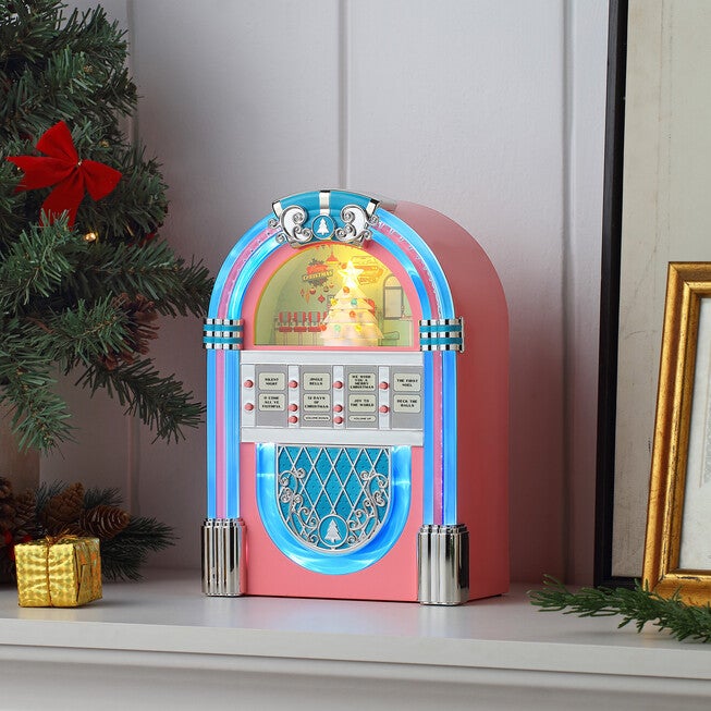 pink vintage jukebox, PINK, hi-res image number 0