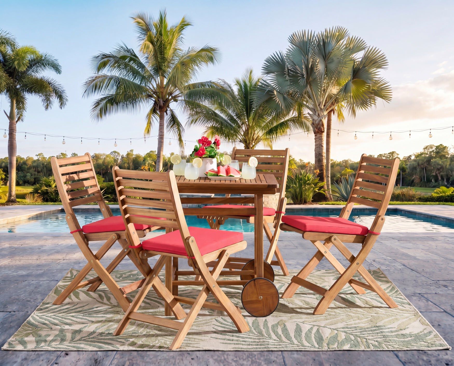 5-Pc. Leo Dining Table Set