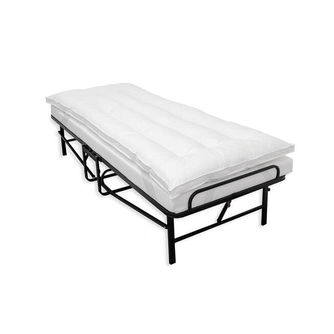 SensorPEDIC 2-Inch Down Alternative Fiber Cot Bed Topper with 100% Cotton Cover, , alternate image number null