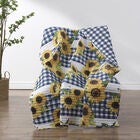 Sunflower Gold Throw Blanket, GOLD, hi-res image number null