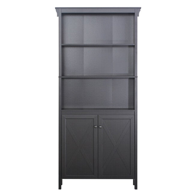 Hawksbury Bookcase With 2 Door Bookcase, , alternate image number null