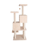 Multi-Level Real Wood Cat Tree With Two Condos Perches, , alternate image number 7