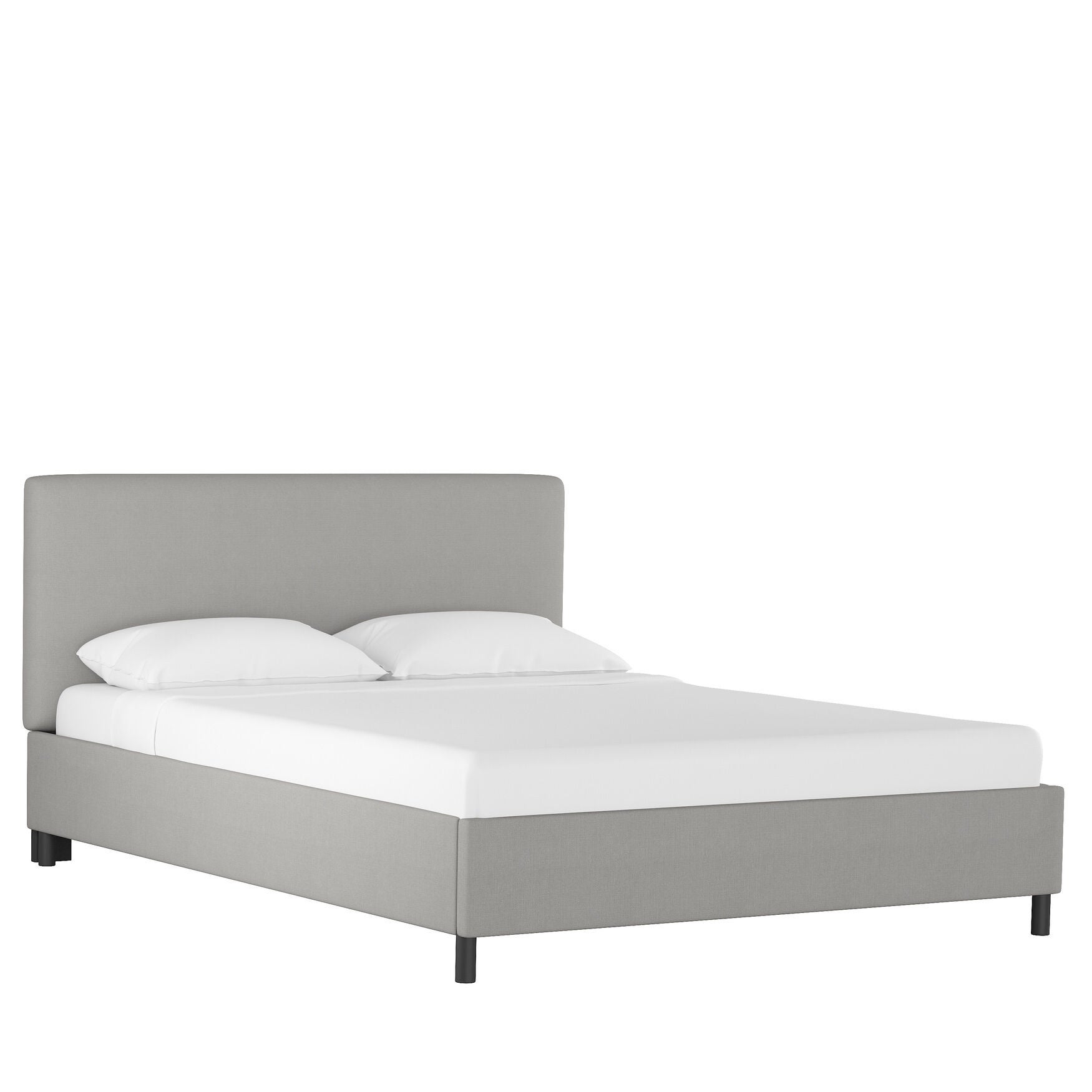 Sawyer Platform Bed in Aiden Almond, LINEN GREY, hi-res image number 0