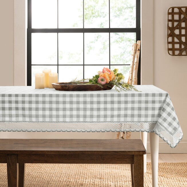 Buffalo Check Tablecloth - 60-in x 84-in, , alternate image number 8