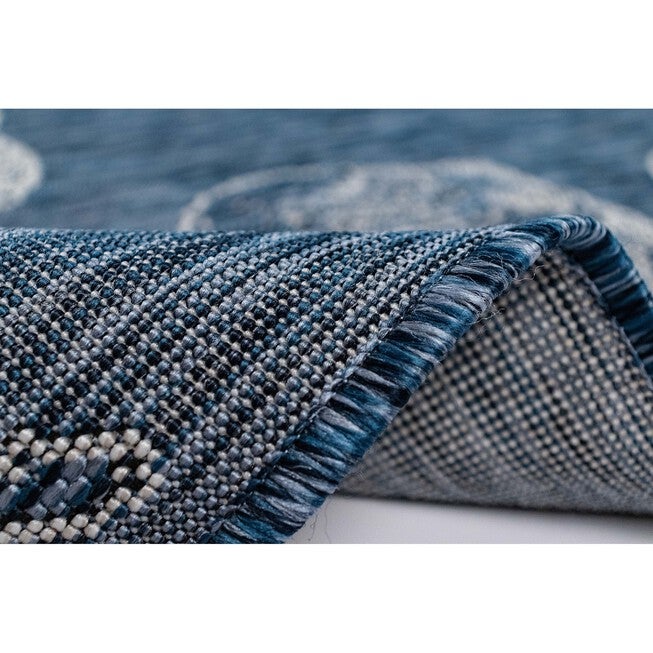 Liora Manne Carmel Shells Indoor/Outdoor Rug Aqua 23 inchesX7 feet 6 inches, , alternate image number 9