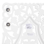 Set Of 2 White Mango Wood Farmhouse Abstract Wall Décor, , alternate image number null