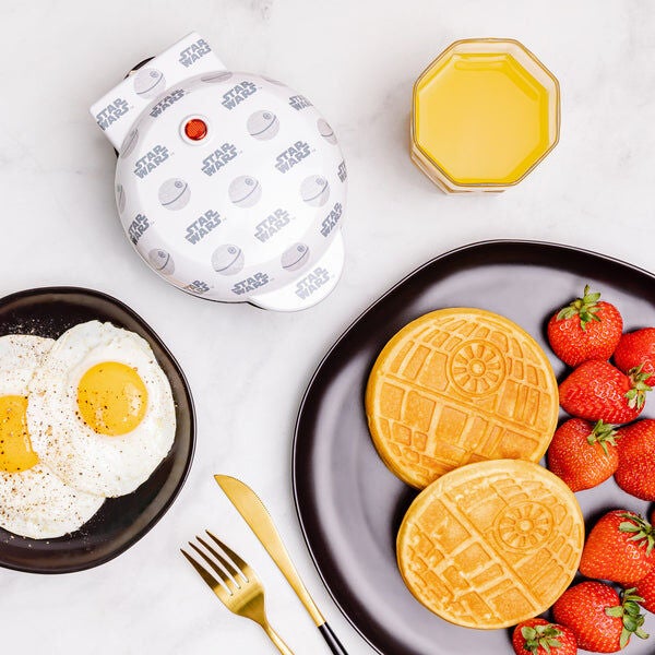 Star Wars Mini Death Star Waffle Maker, WHITE, hi-res image number 0