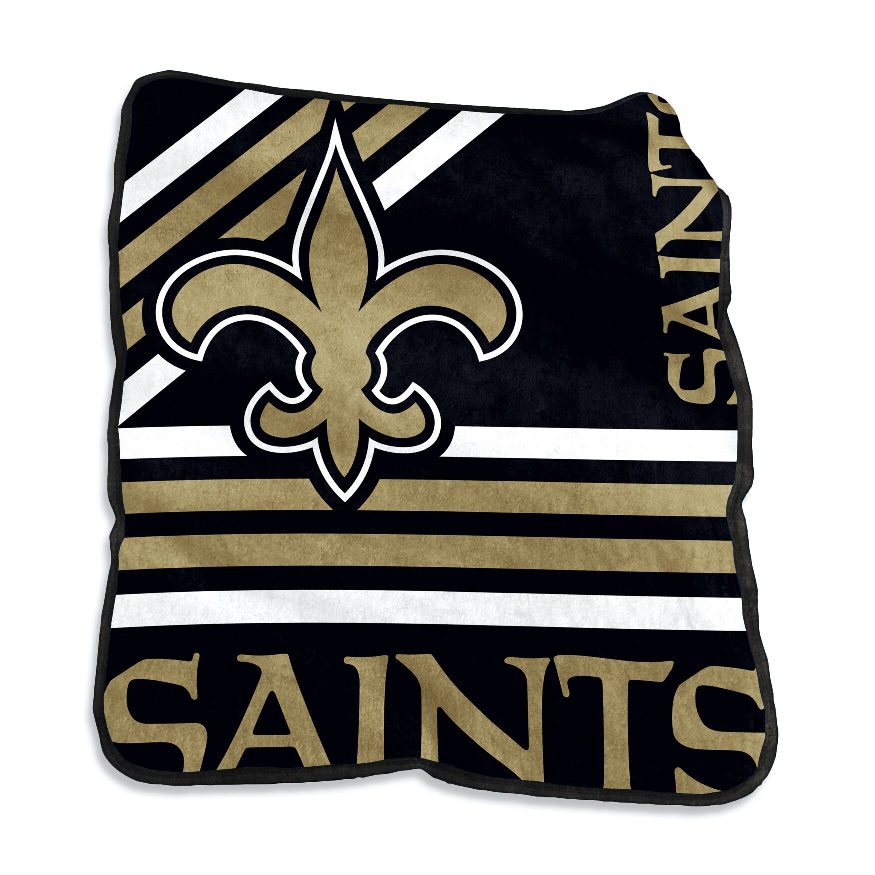 New Orleans Saints Raschel Throw Home Textiles, MULTI, hi-res image number 0