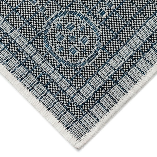 Liora Manne Carmel Shells Indoor/Outdoor Rug Aqua 23 inchesX7 feet 6 inches, , alternate image number 4