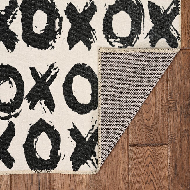 Washable Maybell Ivory/Black Rug, , on-hover image number null