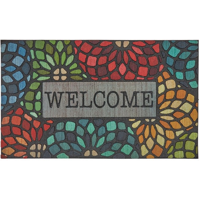 Stainedglass Florets Multi 1' 6 inches X 2' 6 inches, MULTI, hi-res image number 0