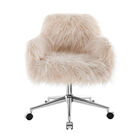 Dawson Faux Fur Barrell Office Chair Pnk, , alternate image number null