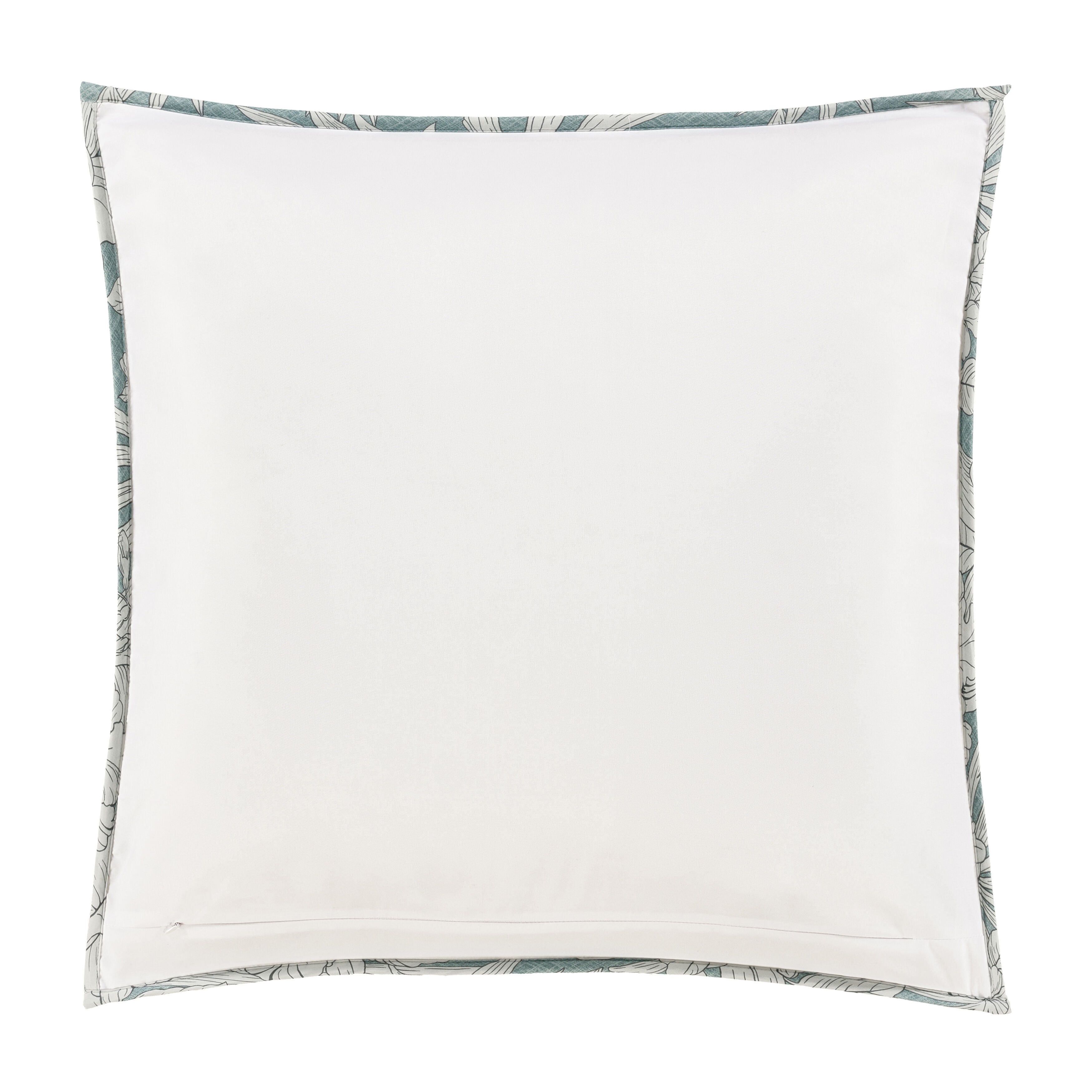 Auckland Euro Quilted Sham, AQUA, on-hover image number 1