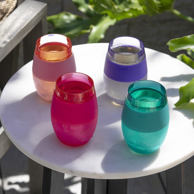 Wine Freeze Translucent Cooling Cups (Set Of 4) By, , alternate image number 4
