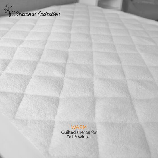 SensorPEDIC All Seasons Reversible Mattress Pad, , alternate image number null