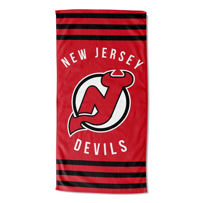Devils Stripes Beach Towel, MULTI, hi-res image number null