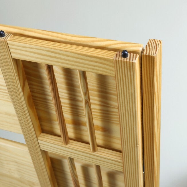 3-Shelf Folding Stackable Bookcase 27.5 inches Wide-Natural, , alternate image number 9