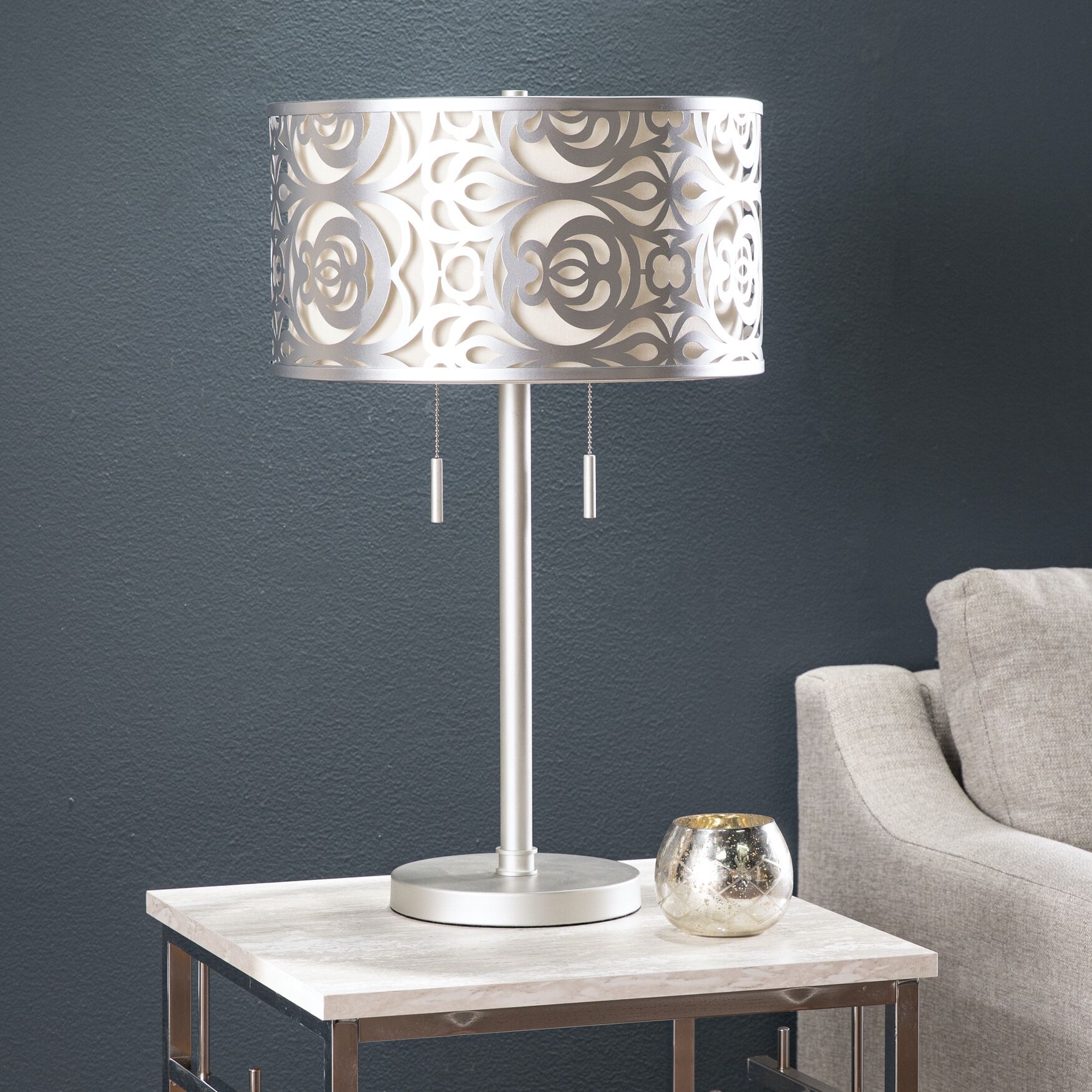 Vedrix Table Lamp, SILVER, hi-res image number 0