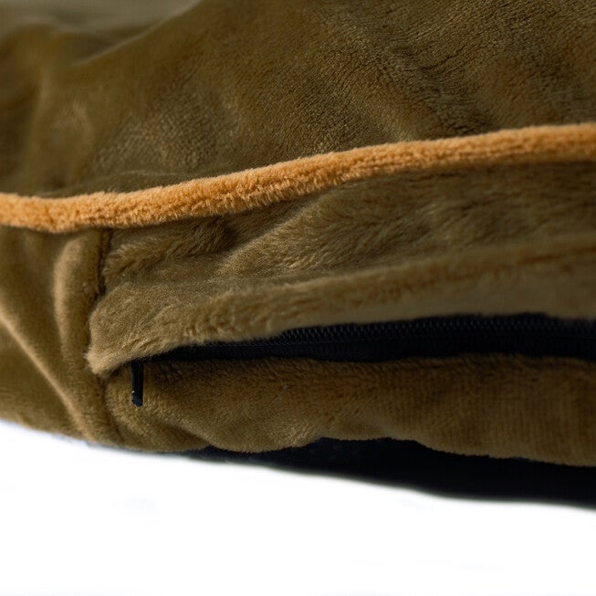Poly Fill Dog Cushion Bed Pad, Mocha, , alternate image number null
