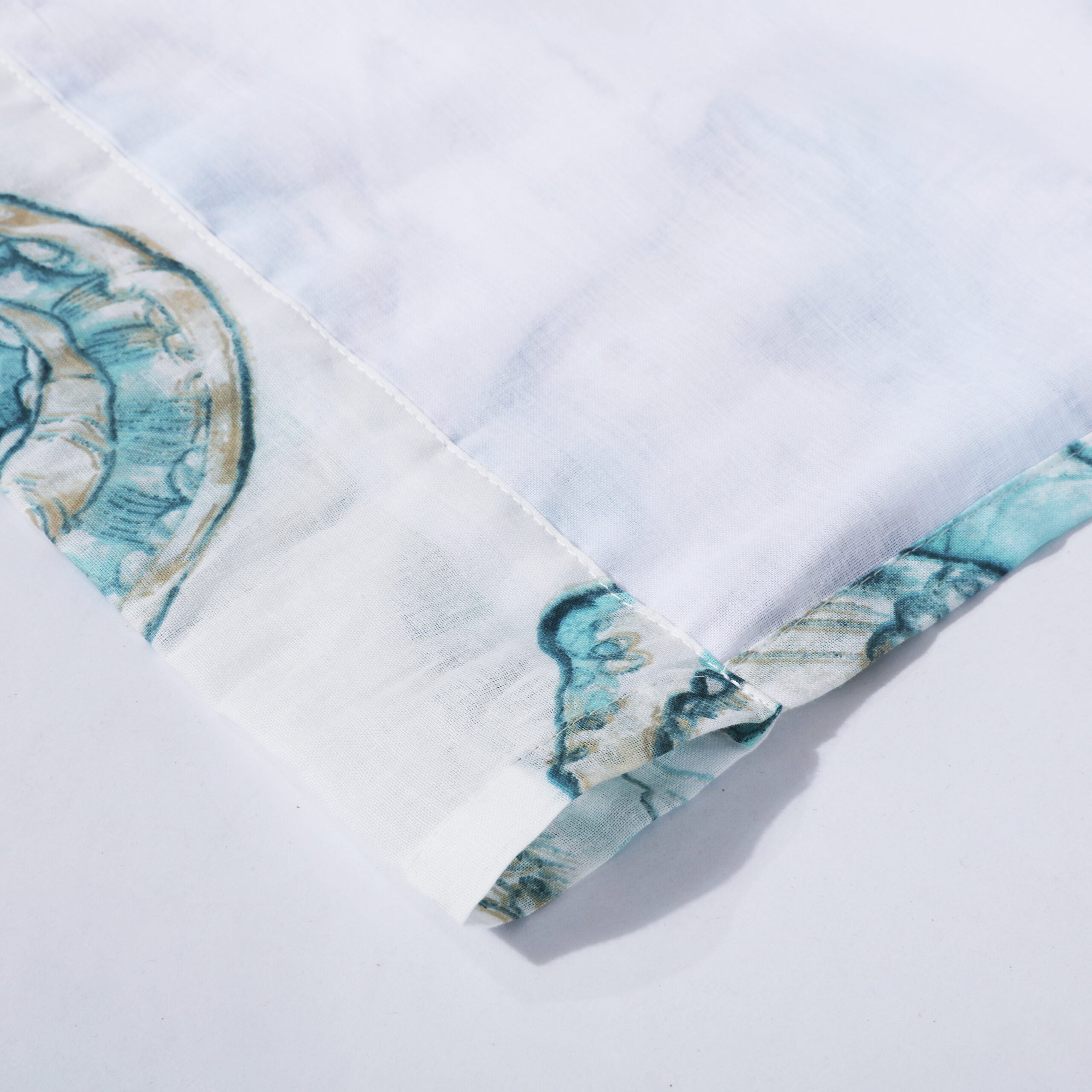 Cruz Window Valance Curtains, WHITE, on-hover image number 1