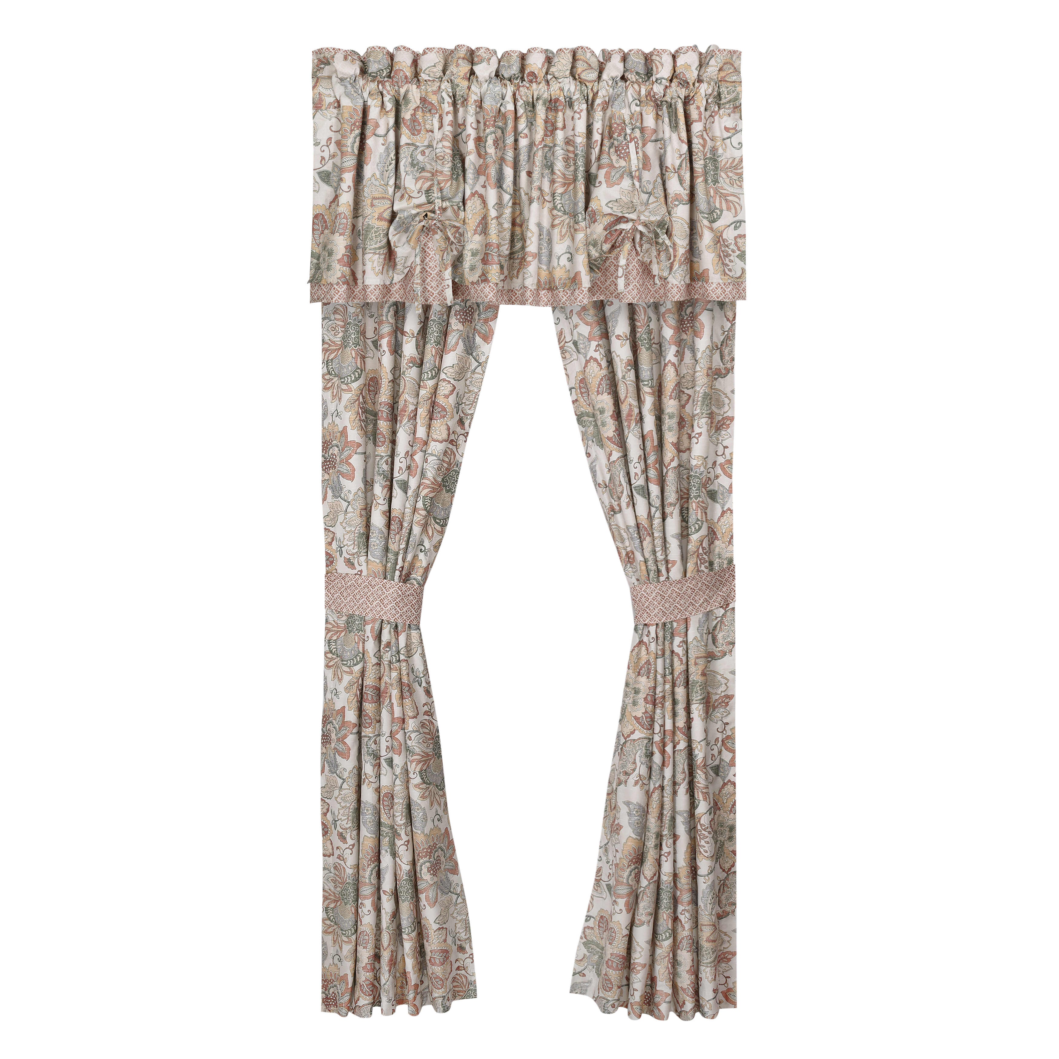 Janessa 84 Inch Window Panel Pair, SPICE, alternate image number null