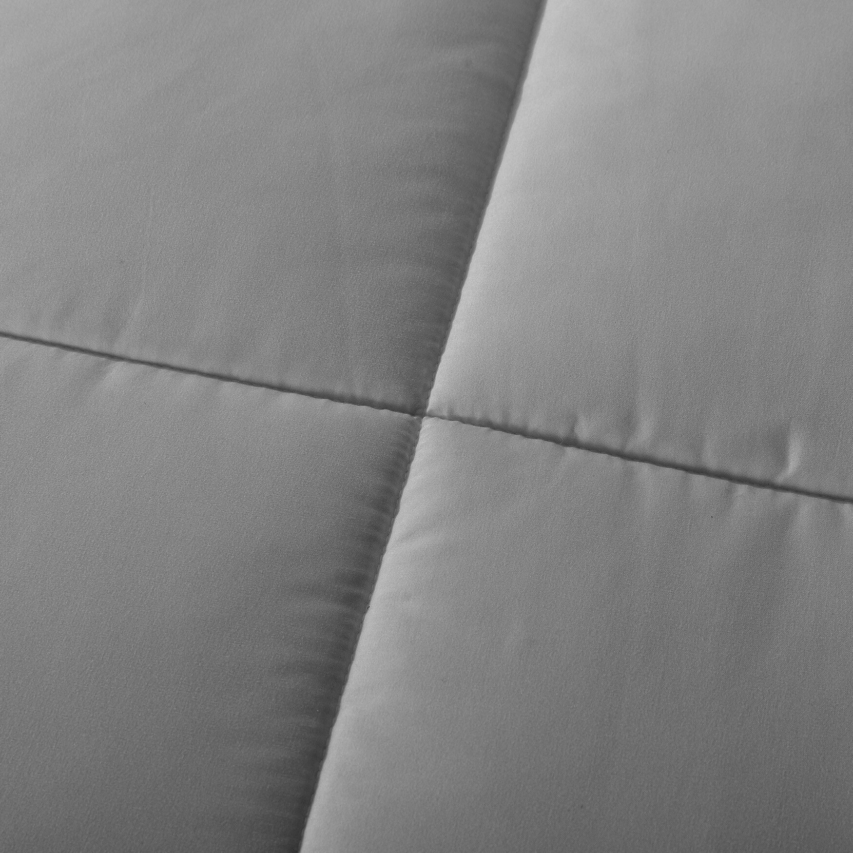 Cozy Down Alternative Reversible Comforter, Grey, , alternate image number 3