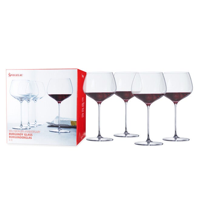 Willsberger 25.6 Oz Burgundy Glass (Set Of 4), CLEAR, hi-res image number null