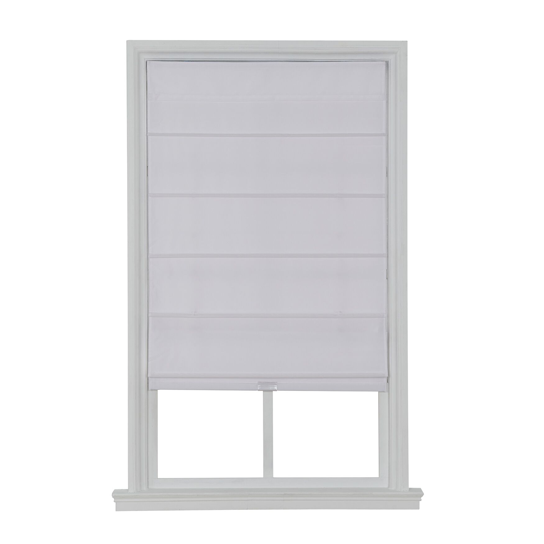 Cordless Blackout Fabric Roman Shades, , on-hover image number 1
