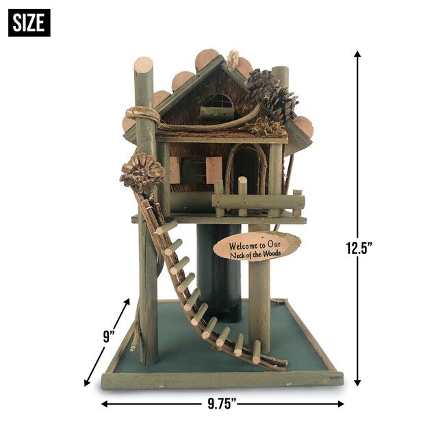Tree House Bird Feeder, , alternate image number null