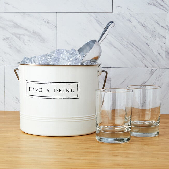 Have A Drink Ice Bucket And Scoop, , alternate image number null