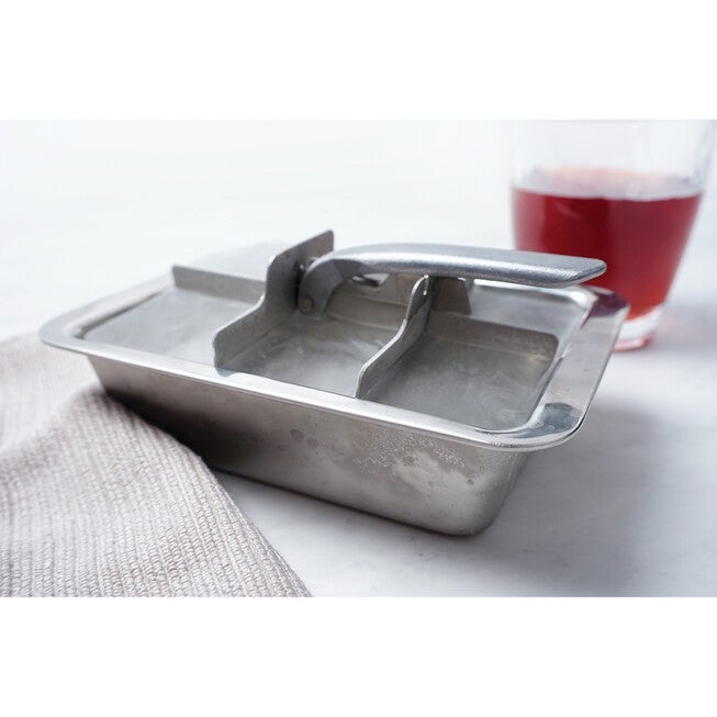 Large Cubes Stainless Steel Ice Cube Tray, , alternate image number 4