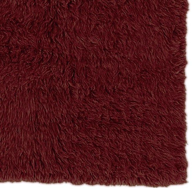 Flokati Burgundy Rug, , alternate image number null