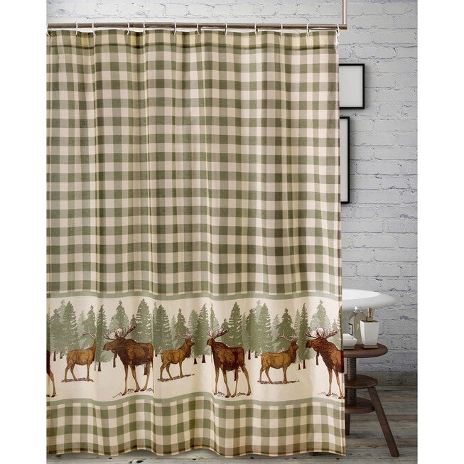 Moose Creek Shower Curtain , MULTI, hi-res image number null