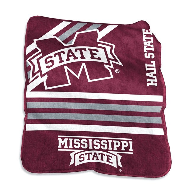 Mississippi State Raschel Throw Home Textiles, MULTI, hi-res image number 0