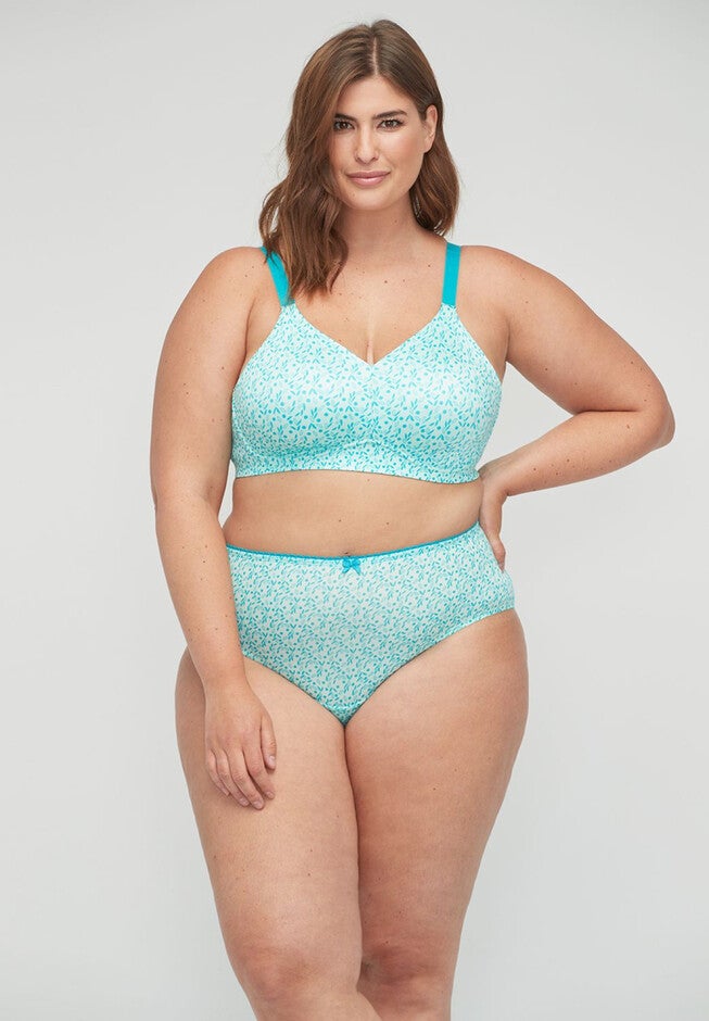 Backsmoother No-Wire Bra in Print, VACATION FLORAL BLUE, hi-res image number null