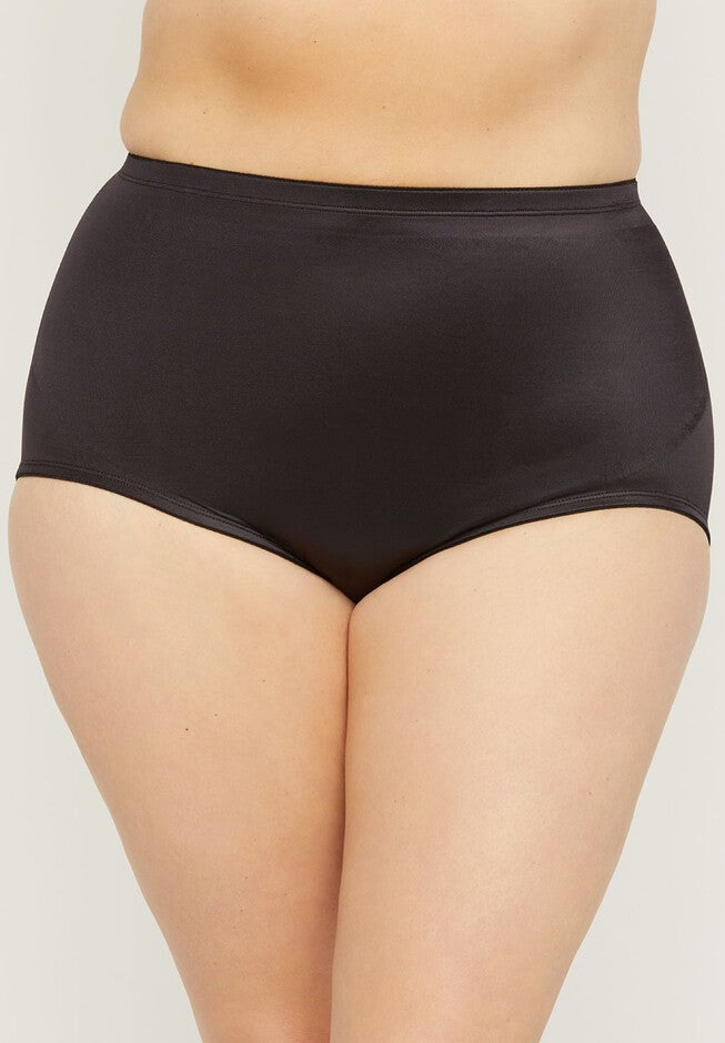 Firm Control Waistline Shaping Brief, BLACK, hi-res image number null
