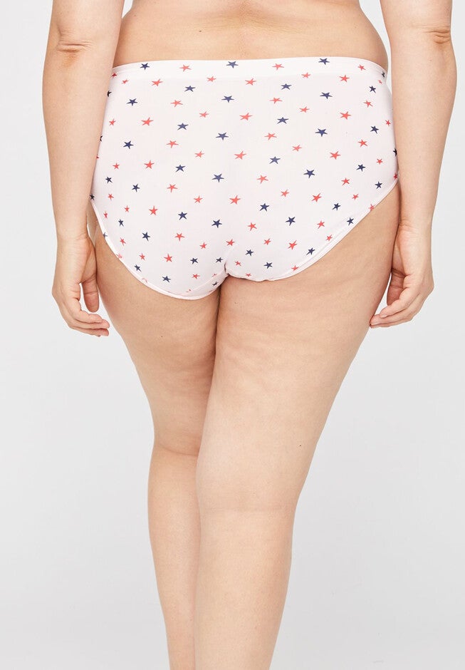 Seamless Hi-Cut Brief Panty, , on-hover image number 1