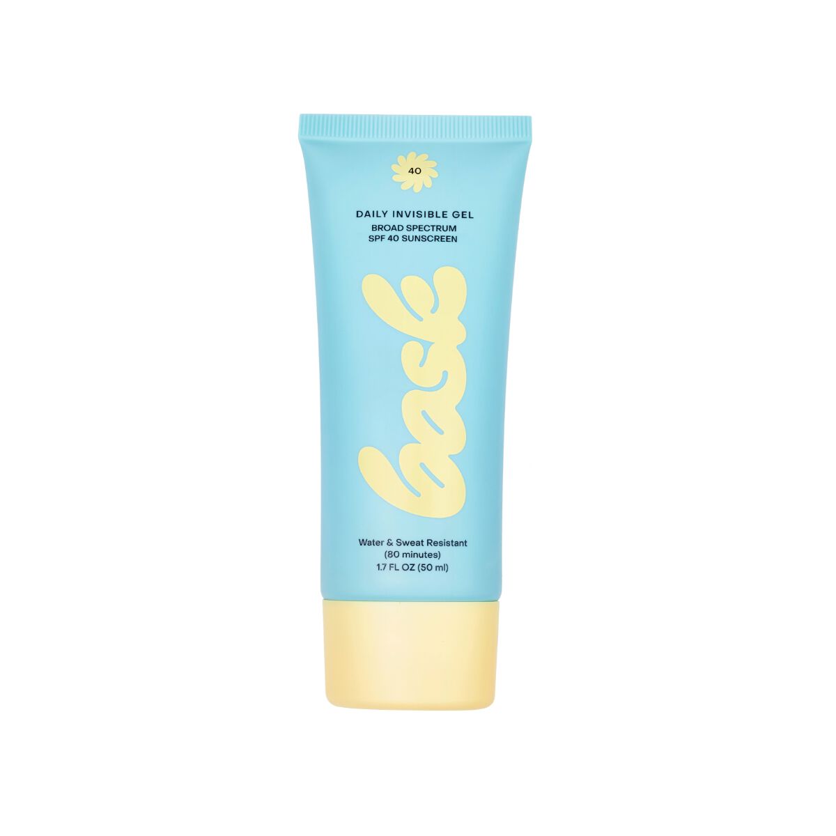 Bask SPF 40 Daily Invisible Gel Face Sunscreen - 1.7 fl oz, BLUE, hi-res image number 0