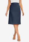 Tummy Control Bi-Stretch Pencil Skirt, NAVY, hi-res image number null
