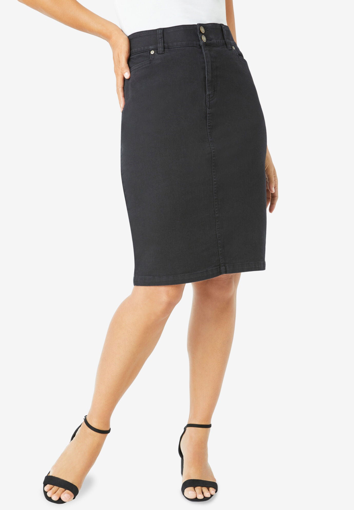 Black maxi clearance skirt tummy control