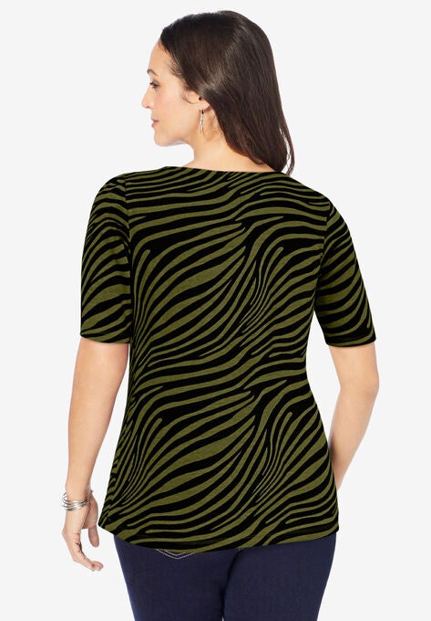 Square Neck Tee, , on-hover image number null