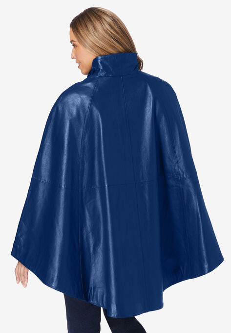 Leather Poncho, , on-hover image number null