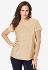Metallic Tee, GOLD, hi-res image number null