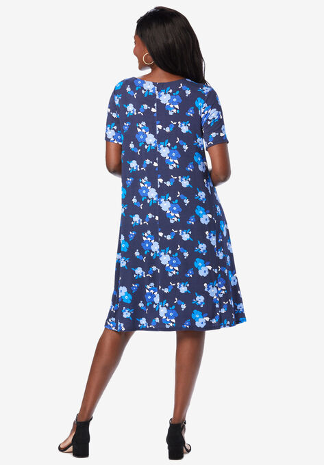 A-Line Jersey Dress, , on-hover image number null