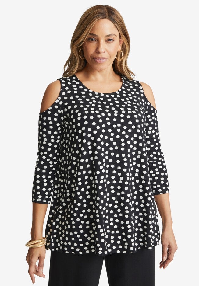 Cold Shoulder Tunic, , alternate image number null