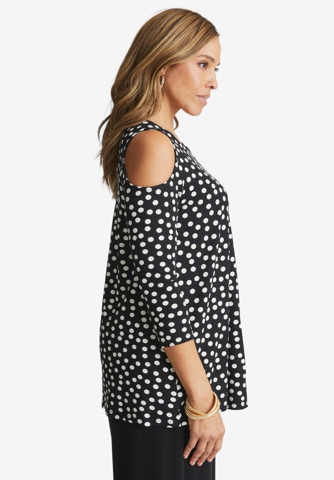 Cold Shoulder Tunic, , alternate image number null