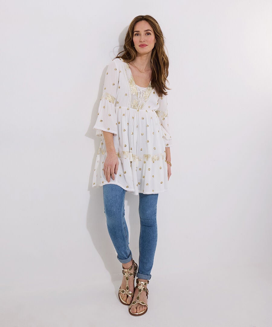 Boho Tassel Tunic