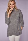 Cable Turtleneck Sweater, , alternate image number null